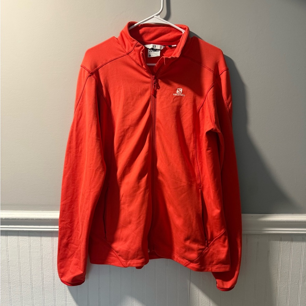 Salomon Acti Therm Jacket Salmon Size XL Full-Zip